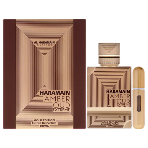 In Stock69% offAL HARAMAIN AMBER OUD EXTREME GOLD EDITION 3.4 EXTRAIT DE PARFUM SPRAYUPC