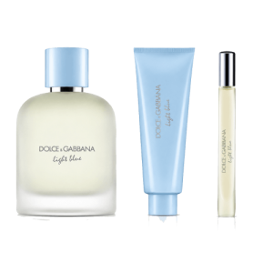 DOLCE & GABBANA _K_ 3 PCS SET FOR MEN_ 3.3 EAU DE TOILETTE SPRAY + 1.7 SHOWER GEL + 2.5 DEODORANT STICK