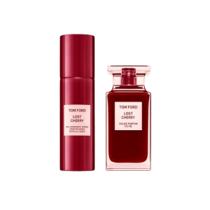 TOM FORD LOST CHERRY 2 PCS SET: 3.4 EAU DE PARFUM SPRAY + 4 OZ ALL OVER BODY SPRAY
